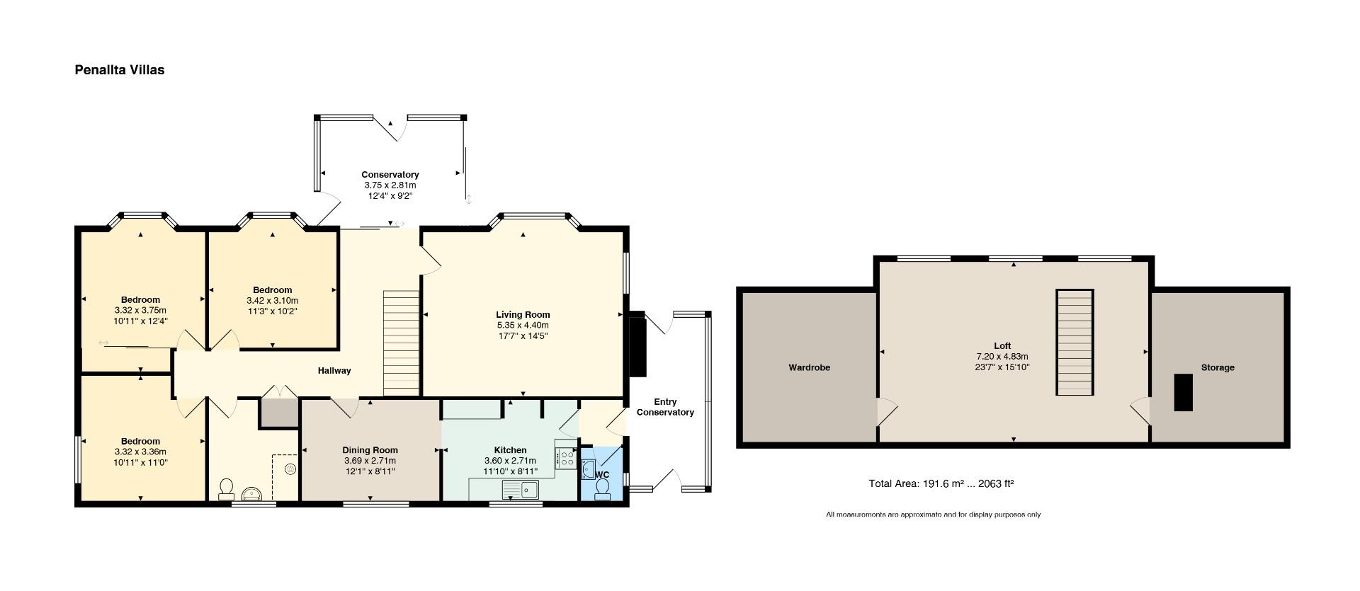 Floorplan for Ystrad Mynach, Hengoed